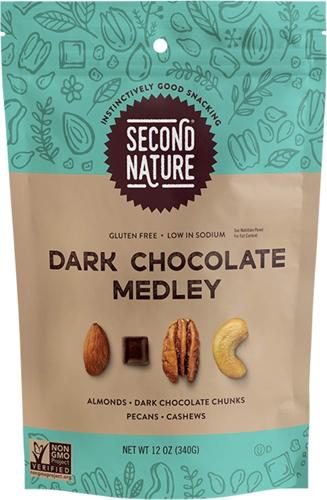 SECOND NATURE DARK CHOCOLATE MEDLEY 12OZ