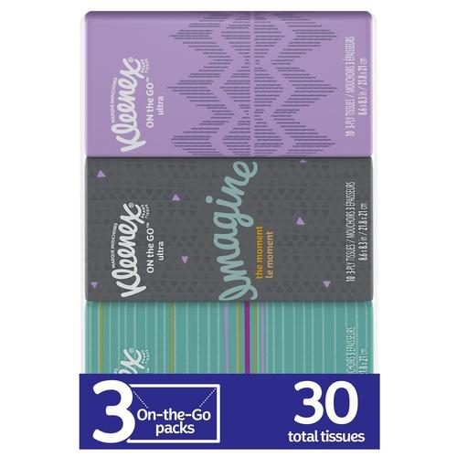 KLEENEX POCKET PACK 3CT