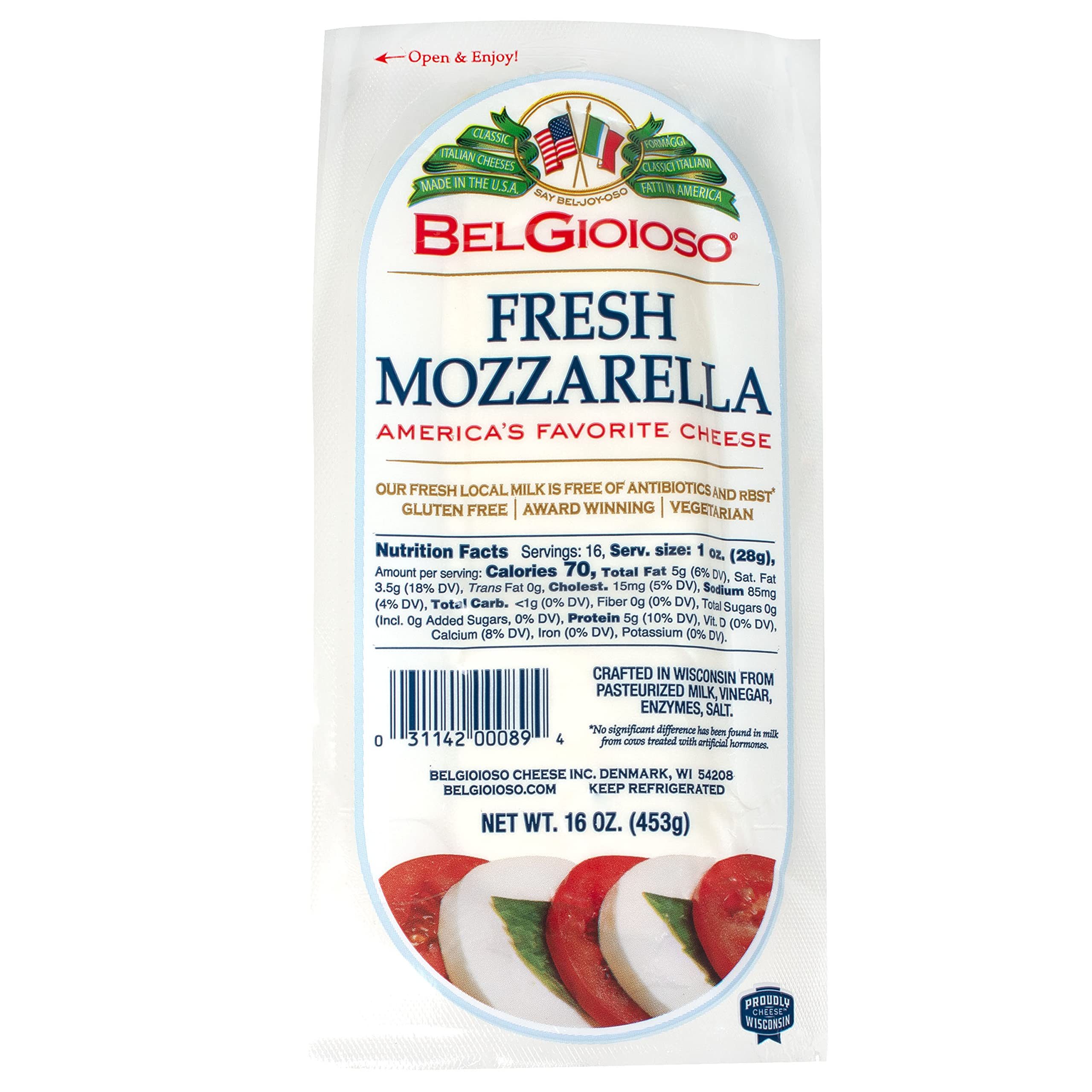 BELGIOIOSO MOZZARELLA CHEESE 16OZ