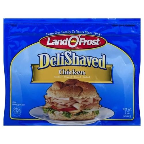 LAND O FROST DELI SHAVED CHICKEN 9OZ
