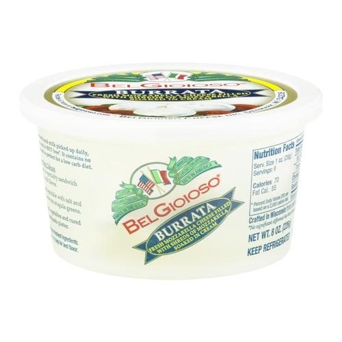 BELGIOIOSO CHEESE MZZRLA BURRATA CUP 8OZ