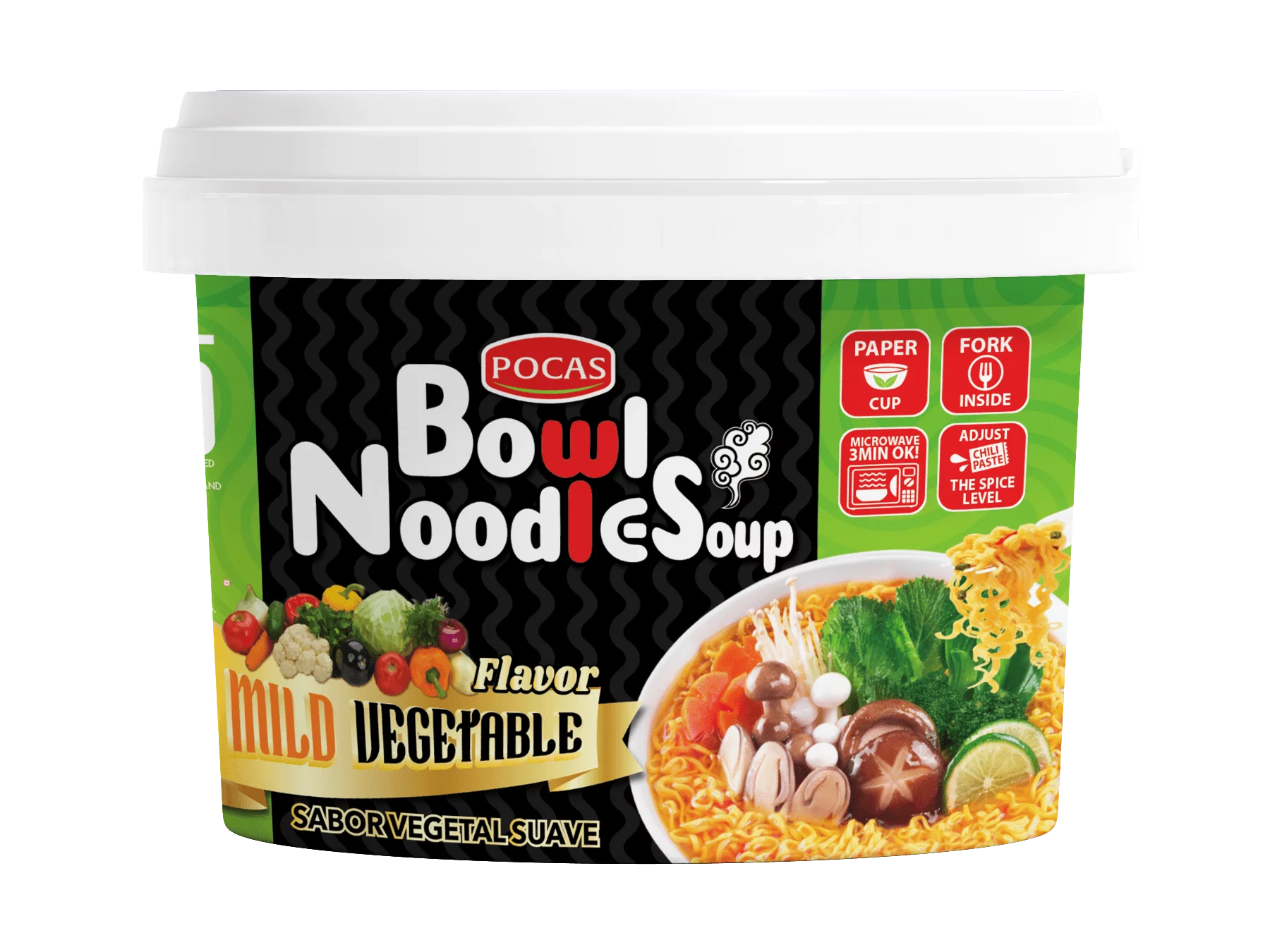 POCAS BOWL & NOODLE SOUP VEGETABLE 3.7OZ