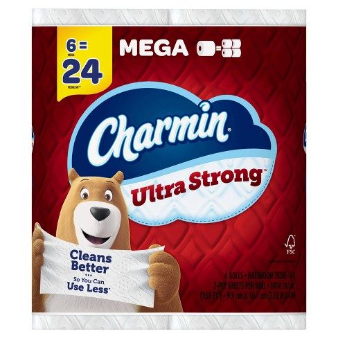 CHARMIN ULTRA STRONG 6PK