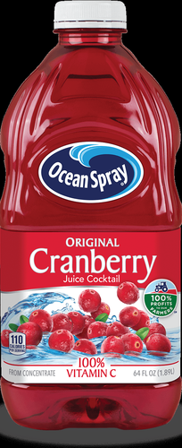 OCEAN SPRAY CRANBERRY JUICE COCKTAIL 16OZ