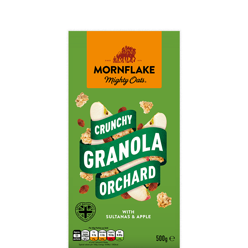 MORNFLAKE GRANOLA ORCHARD 500G