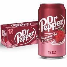 DR PEPPER STRAWBERRIES & CREAM 12OZ