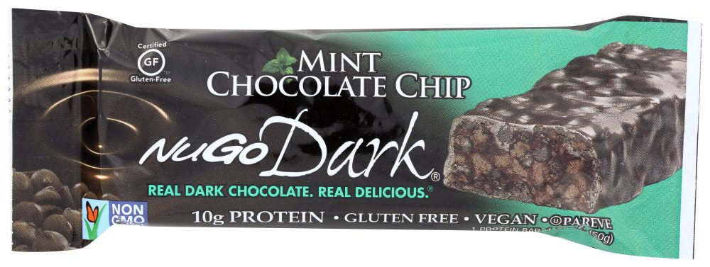 NUGO BAR DARK MINT CHOCOLATE CHIP 1.76 OZ