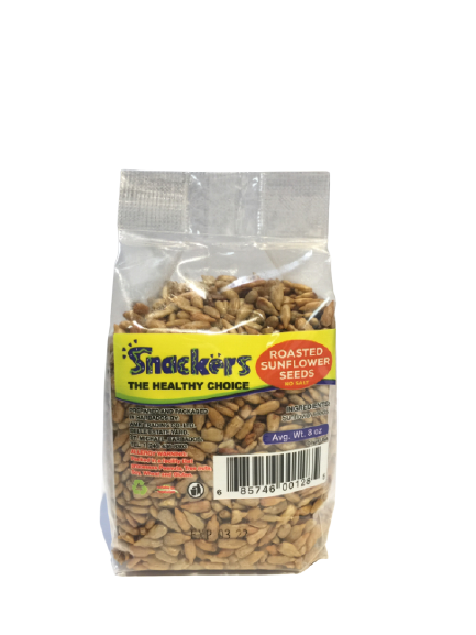 SNACKERS SUNFLOWER SEEDS ROASTED 3.2 OZ