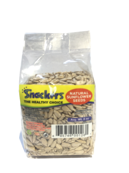 SNACKERS SUNFLOWER SEEDS NATURAL 3.2 OZ