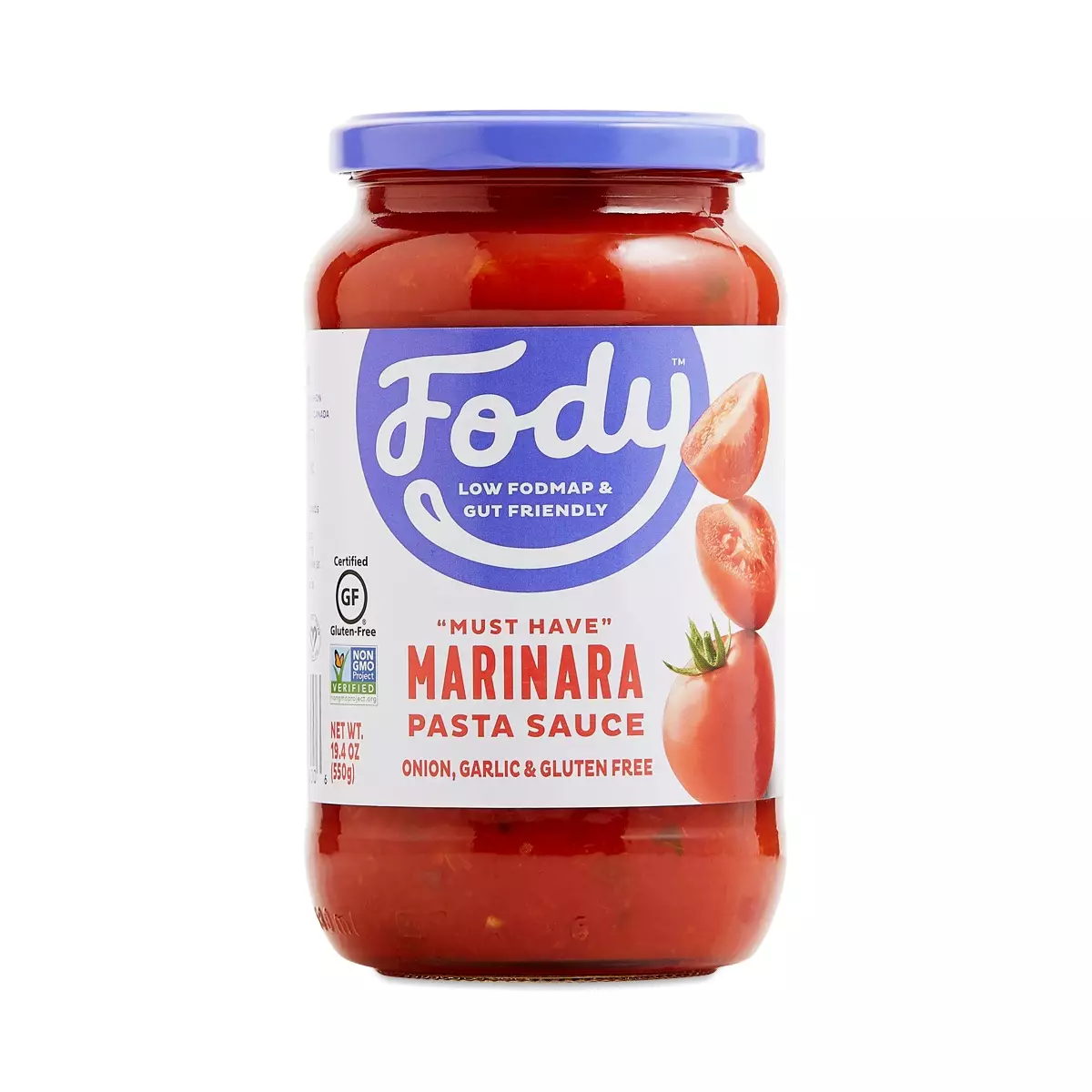 FODY FOOD COMPANY GLUTEN FREE MARINA PASTA SAUCE 19.4OZ