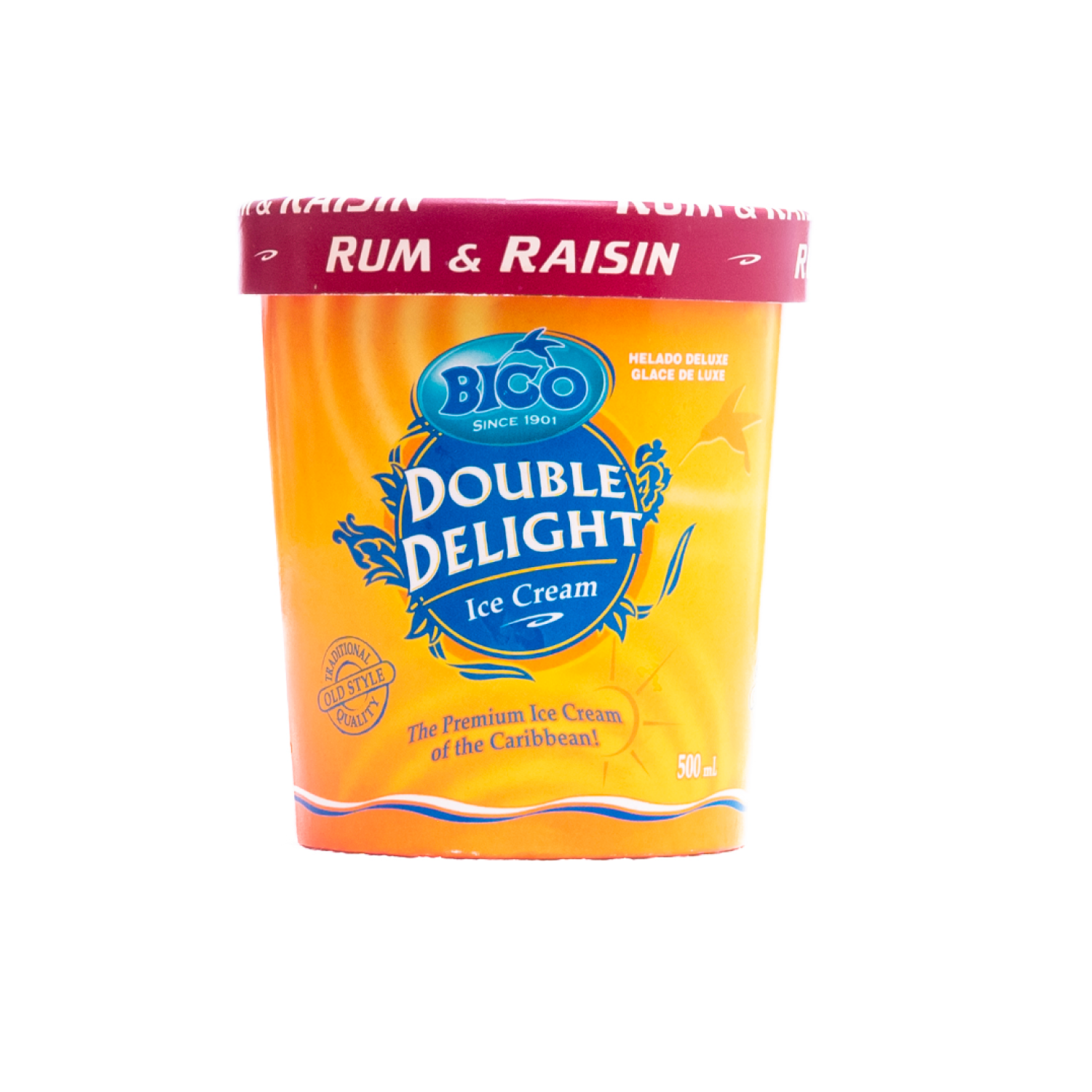 BICO DBL DLIGHT RUM & RAISIN QT
