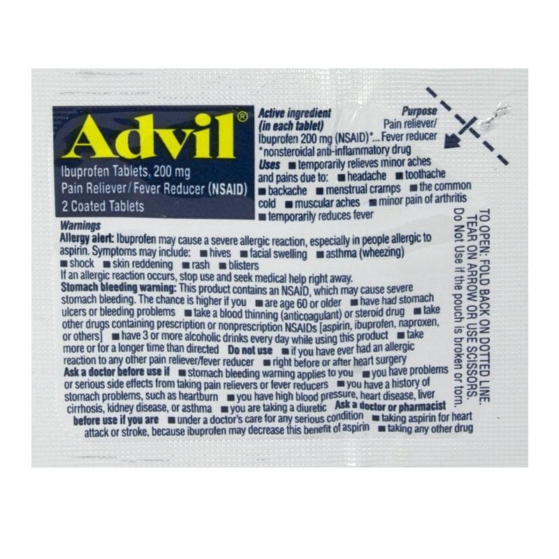 ADVIL TABLETS 2CT