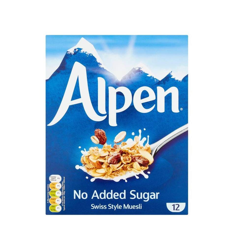 ALPEN NO SUGAR ADDED SWISS STYLE MUESLI