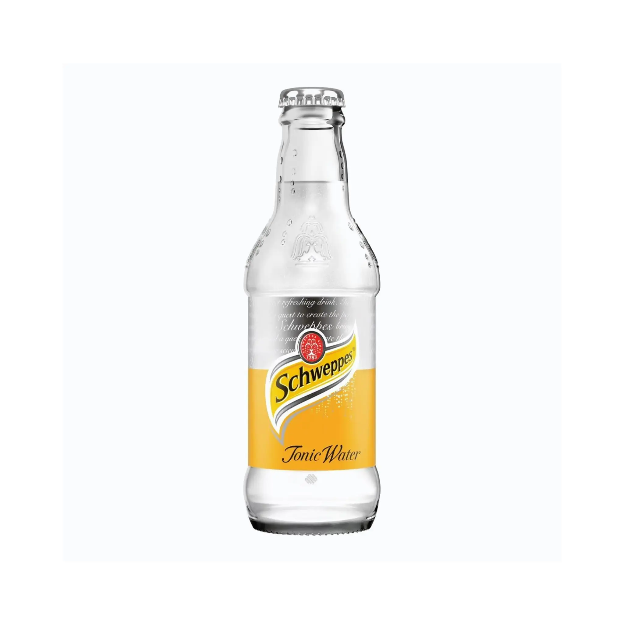 SCHWEPPES TONIC WATER GLASS 250ML