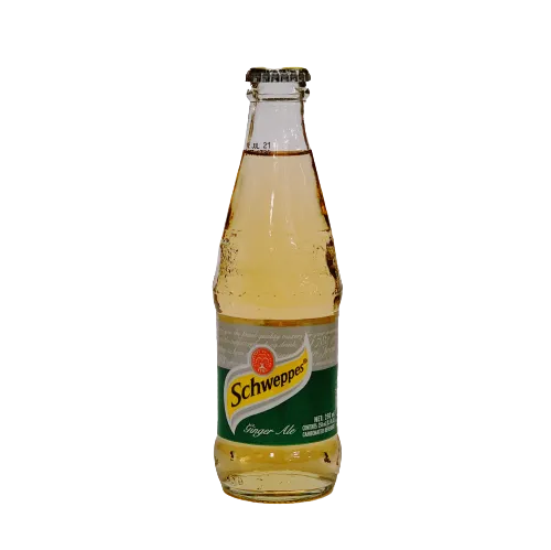 SCHWEPPES GINGER ALE GLASS 250ML