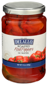 DELALLO ROASTED RED PEPPERS 12OZ