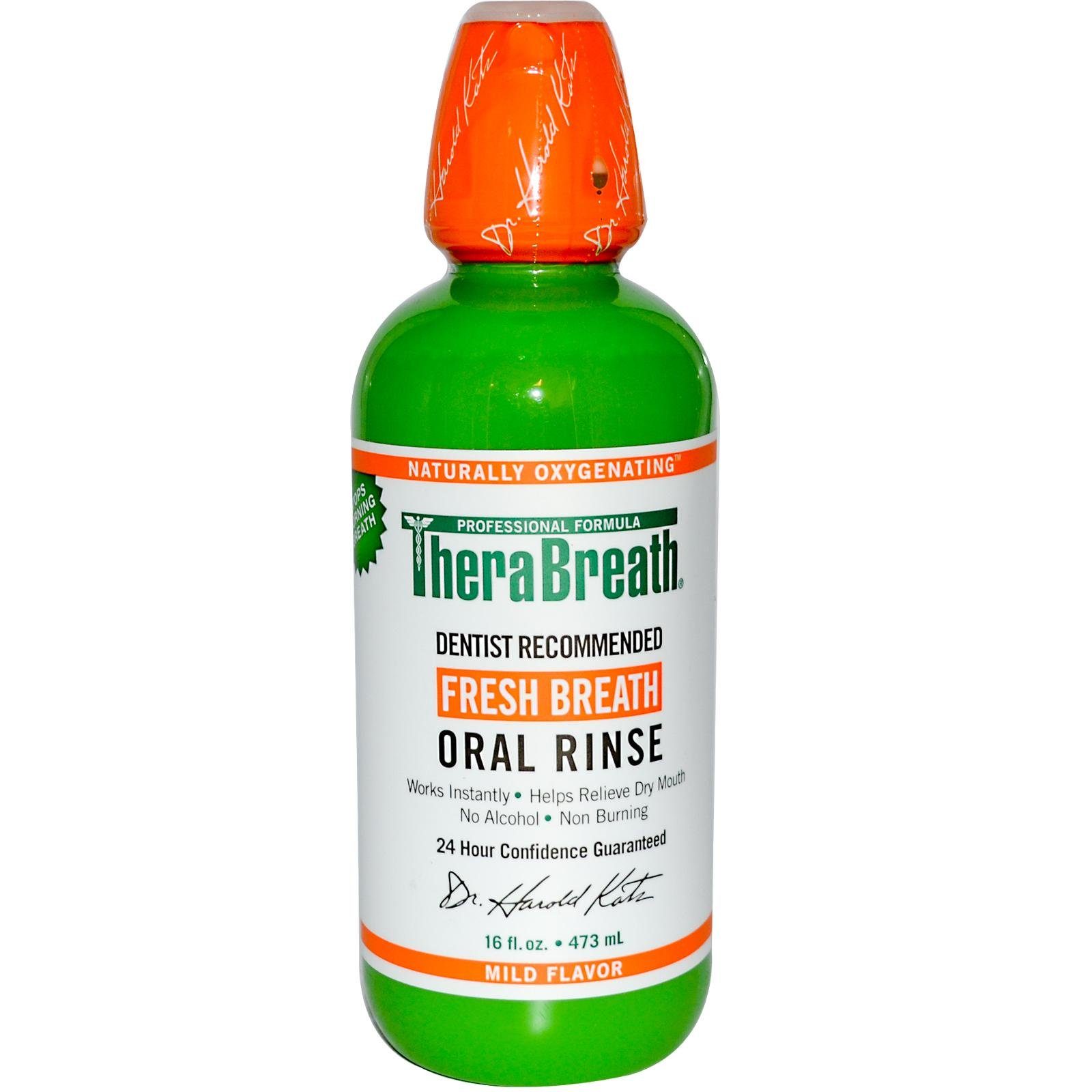 THERABREATH MILD MINT ORAL RINSE 16OZ