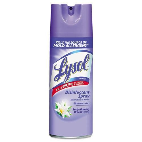 LYSOL - DISINFECTANT SPRAY - EARLY MORNING BREEZE SCENT - 12.5 OUNCE