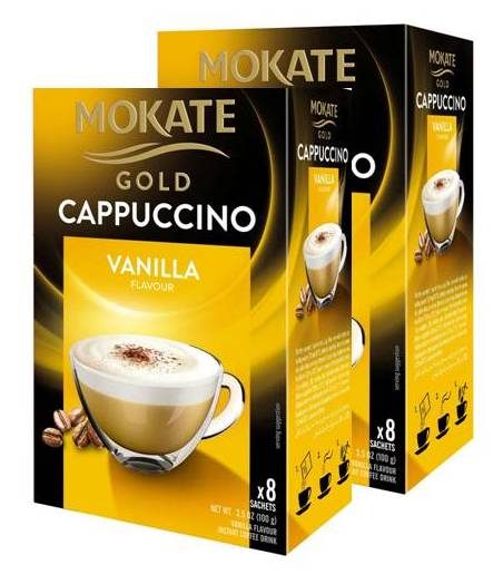 MOKATE CAPPUCCINO GOLD VANILLA 12.5G