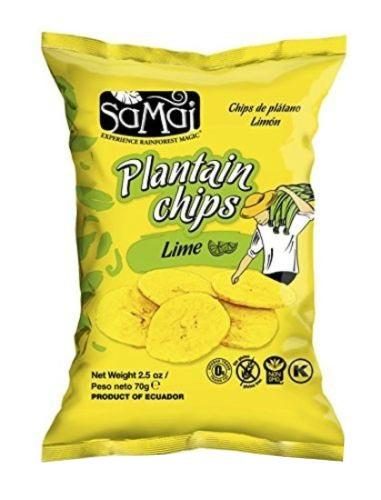 SAMAI PLANTAIN CHIPS LIME 70G