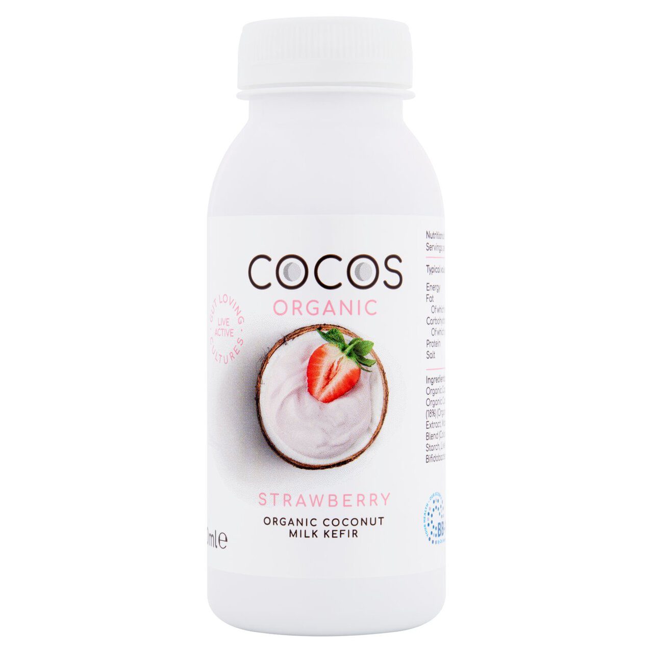 COCOS ORGANIC KEFIR STRAWBERRY 200ML
