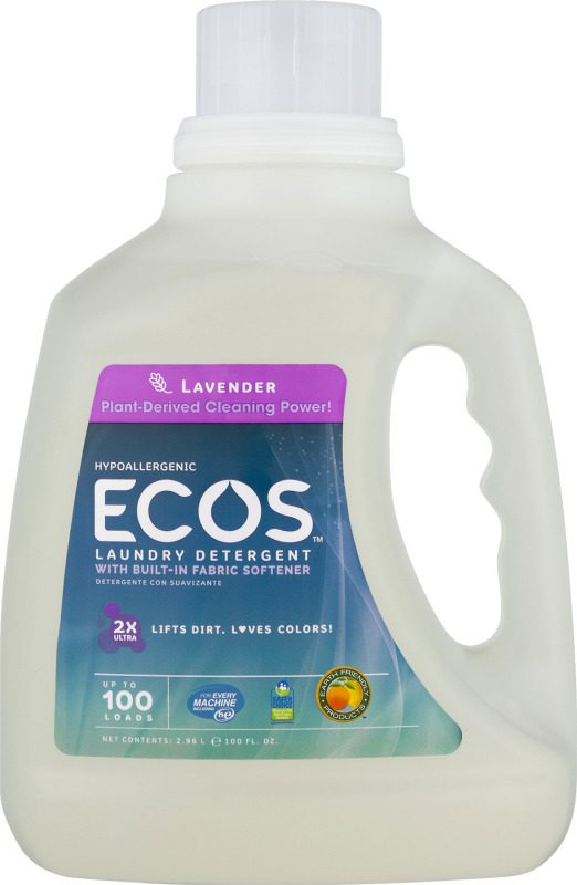 ECOS LAUNDRY DETERGENT LAVENDER 100OZ