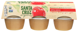 SANTA CRUZ ORGANIC APPLE SAUCE 4OZ