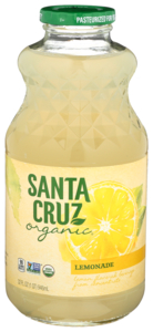 SANTA CRUZ ORAGNIC LEMONADE JUICE 32OZ