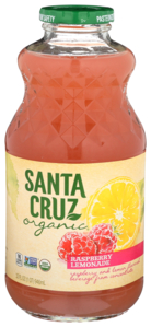 SANTA CRUZ ORGANIC LEMONADE RASPBERRY JUICE 32OZ