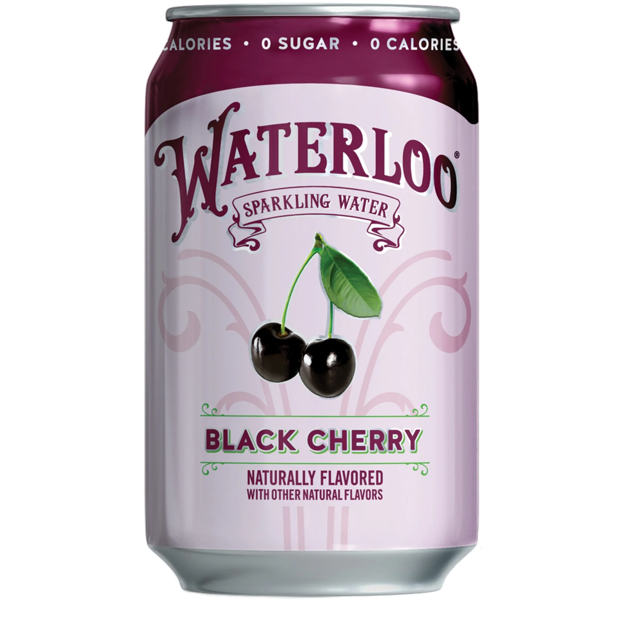 WATERLOO BLACK CHERRY SPARKLING WATER 12OZ