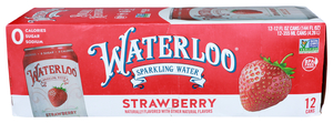 WATERLOO STRAWBERRY SPARKLING WATER 12OZ