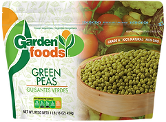 GARDEN FOODS GREEN PEAS 1LB