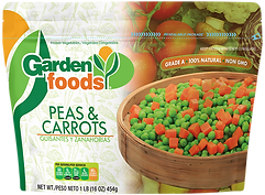 GARDEN FOODS PEAS & CARROTS 1LB
