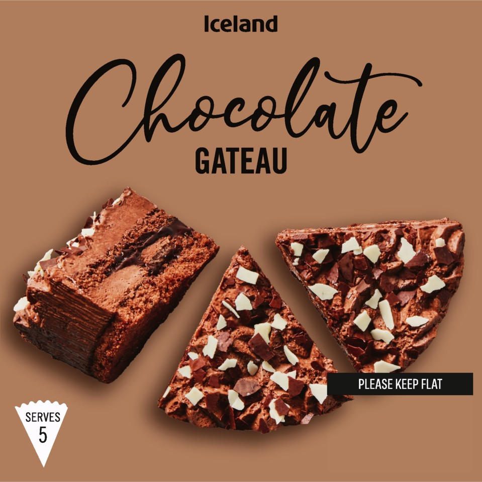 ICELAND CHOCOLATE GATEAU 350G