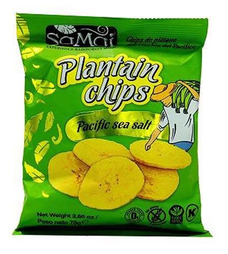 SAMAI PLANTAIN CHIPS SEA SALT 75G