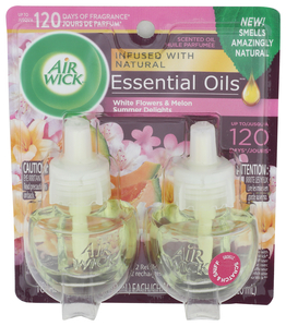 AIR WICK ESSENTIAL OILS WHITE FLOWERS & MELON 1.34FZ