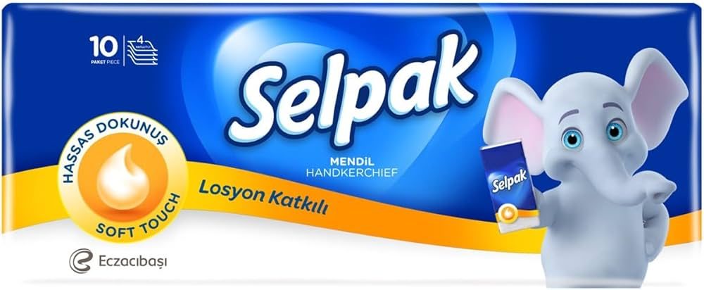 SELPAK LOTION ENRICHED TISSUES