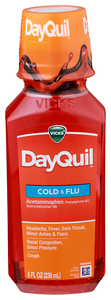 VICKS DAYQUIL COLD & FLU 8OZ