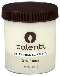 TALENTI ZESTY LEMON SORBET 16OZ