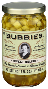 BUBBIES SWEET RELISH 16OZ