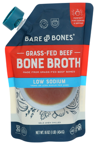 BARE BONES GRASSFED BEEF BROTH 16OZ