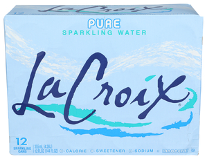 LA CROIX PURE SPARKLING WATER 12OZ
