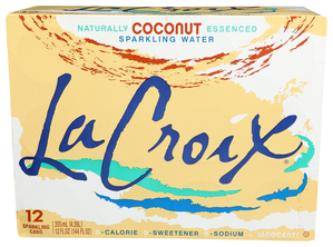 LA CROIX COCONUT SPARKLING WATER 12OZ