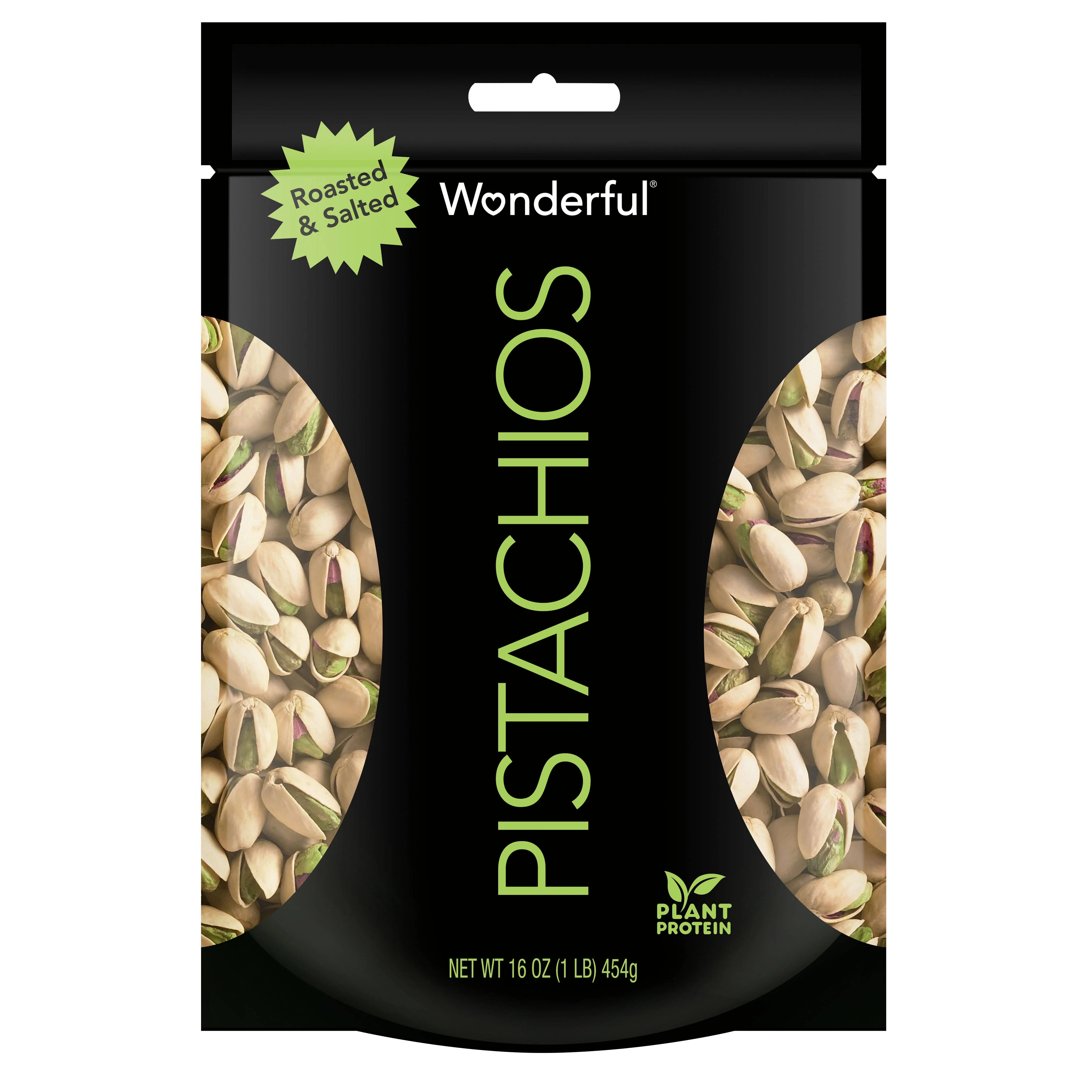 WONDERFUL ROASTED SALTED PISTACHIOS 16OZ