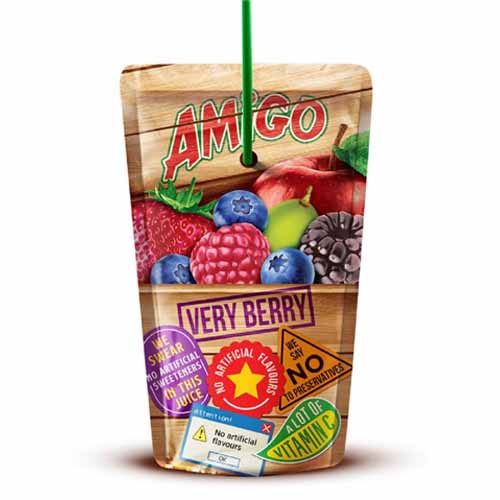 AMIGO JUICY VERY BERRY 200ML