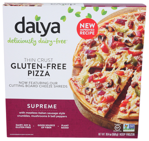 DAIYA SUPREME GLUTEN FREE PIZZA 19.4OZ