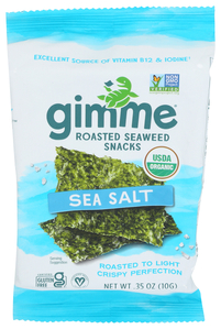 GIMME SEAWEED ROASTED SEASALT .35OZ