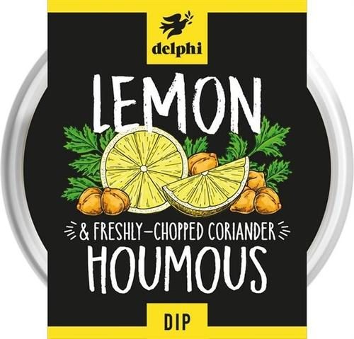 DELPHI LEMON & CORIANDER HOUMOUS DIP 170G
