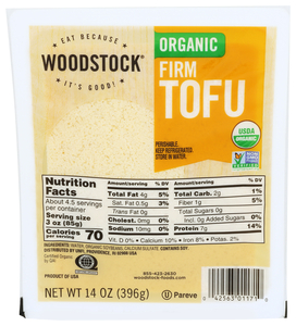 WOODSTOCK FRIM TOFU IN WATER 14OZ