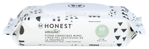 THE HONEST COMPANY SENSTIVE CLEAN WIPES 60CT